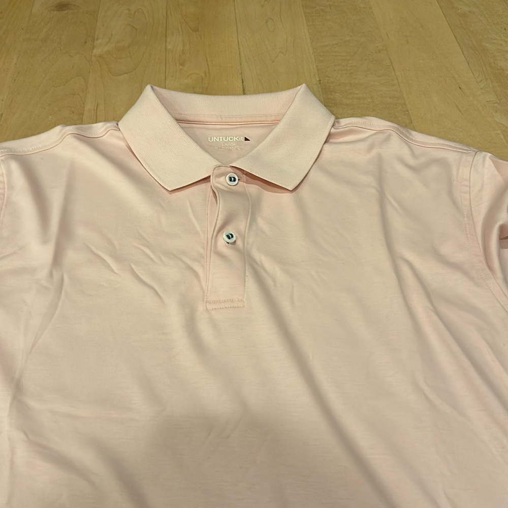 UNTUCKit Wrinkle-Free Damaschino Polo in Pink
